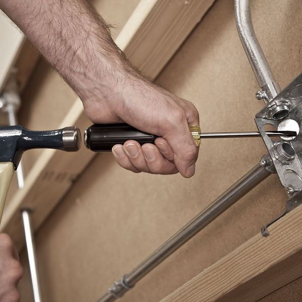 Demolition Slotted Screwdriver 1/4 in Round