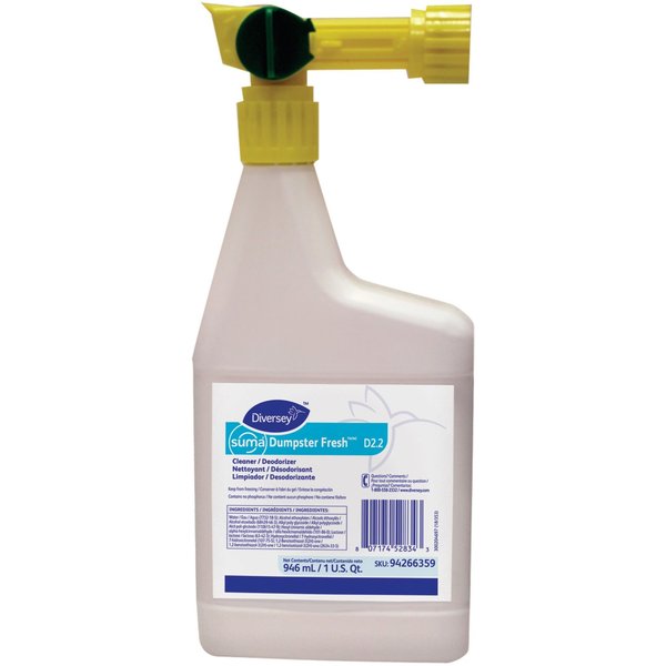 Cleaner and Deodorizer, 32 oz. Hose End Connection Bottle, Floral