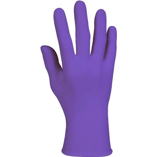 Exam Gloves, Nitrile, Powder Free, Purple, S, 1000 PK