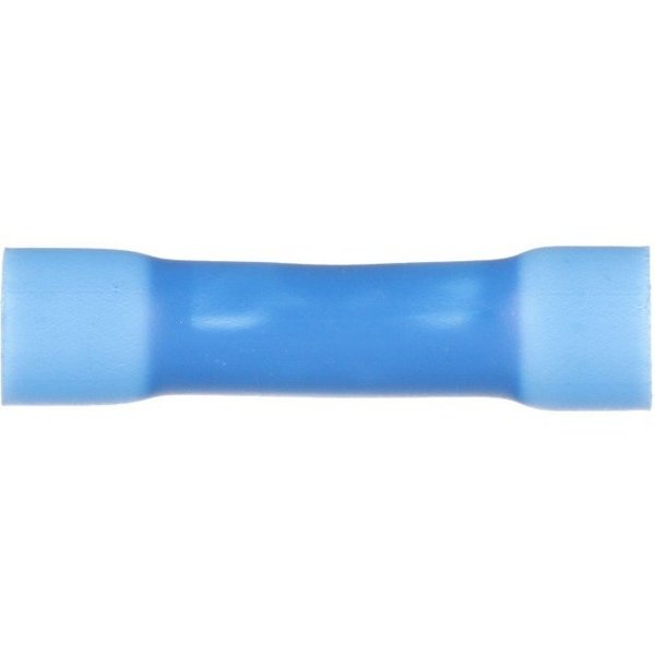 Butt Splice Connector, Blue, 1.040in., PK50