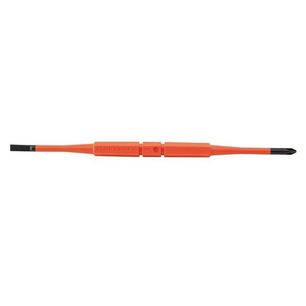 Flip-Blade Insulated Screwdriver, 2-in1, Ph Bit #1, Sl Bit 3/16-Inch