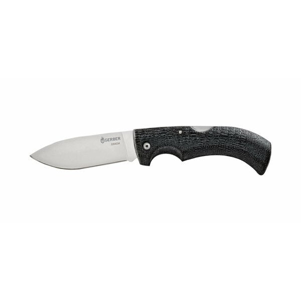 Folding Knife, Fine BladeEdge, Black Handl
