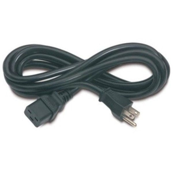 Power Cord, 5-15P, SJT, 8.2 ft., Blk, 12A, 14/3