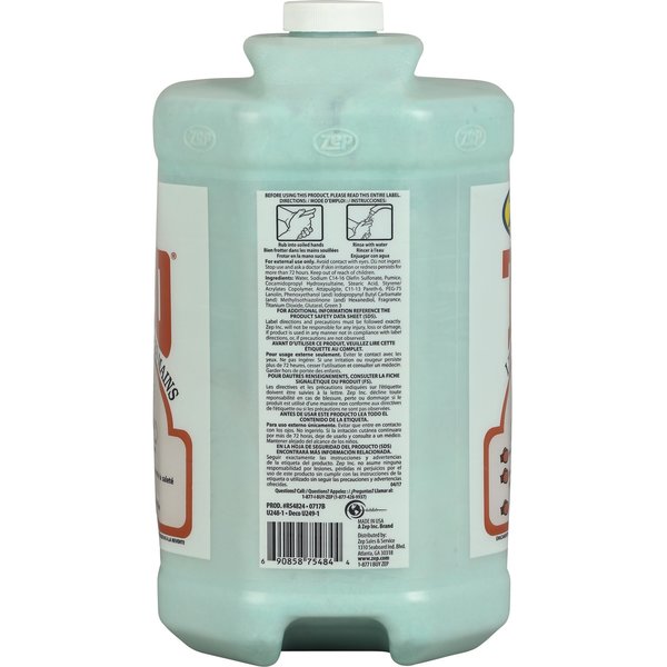 Hand Cleaner, TKO, 1 Gal, Jug, R548 Series, Includes Grit, Lemon Fragrance, 4 Pack