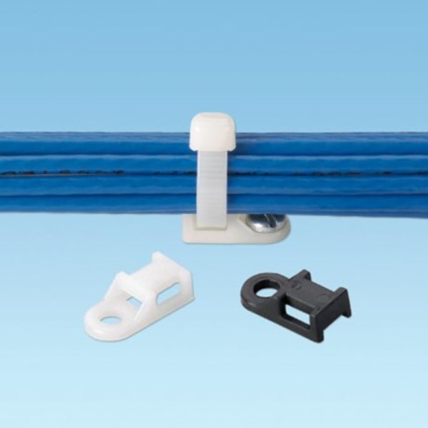 Cable Tie Mount, Screw Applied, PK1000