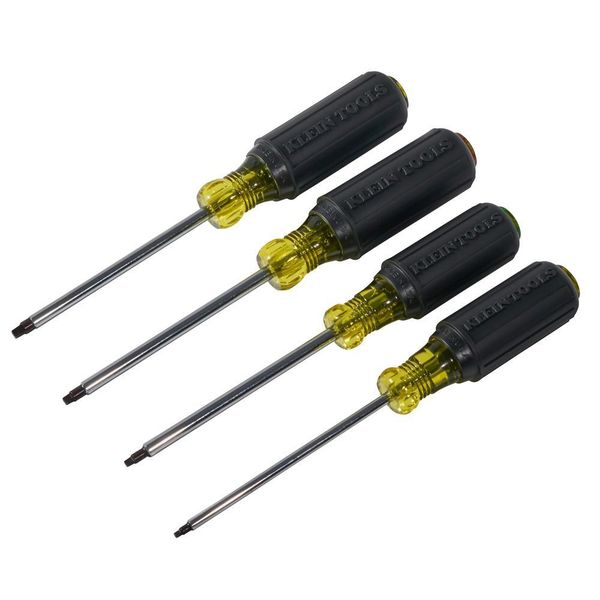Screwdriver Set, Square Recess, 4-Piece