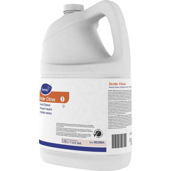 Floor Cleaner, Neutral, Jug, 1 gal, Concentrated, Citrus