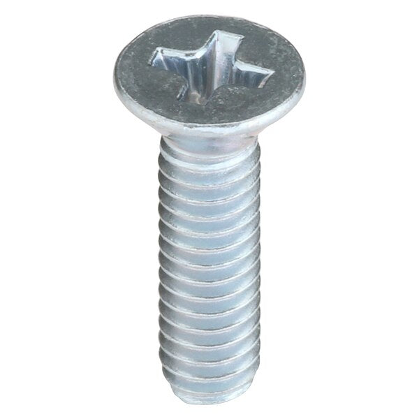 #8-32 x 5/8 in Phillips Flat Machine Screw, Zinc Plated Steel, 100 PK