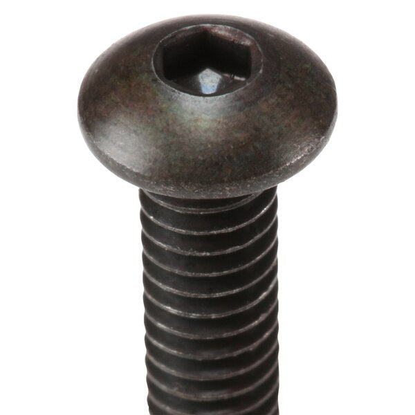 #8-32 Socket Head Cap Screw, Black Oxide Steel, 1/2 in Length, 100 PK