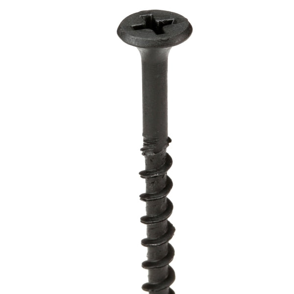 Drywall Screw, #8 x 2-1/2 in, Steel, Phillips Drive, 200 PK