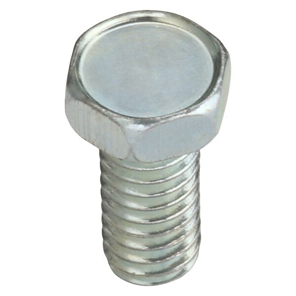 #8-32 x 3/8 in Hex Hex Machine Screw, Zinc Plated Steel, 100 PK