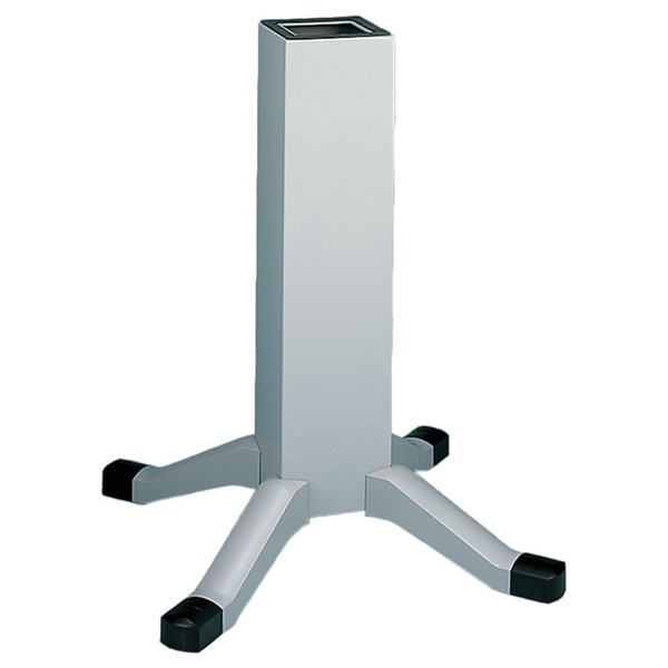 Pedestal with Legs, 36.00x8.00x8.00, Gray, Steel