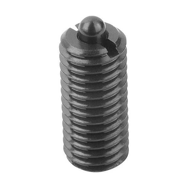 Spring Plunger Light Spring Force D=M12 L=28, Steel, Comp: Pin Steel