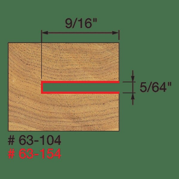 Depth Slotting Cutter Set, 9/16