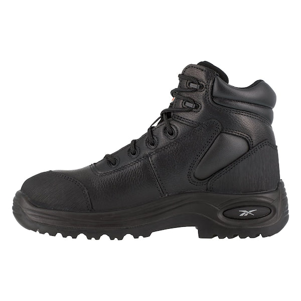 Size 11 Women's 6 in Work Boot Composite Safety Footwear, Black