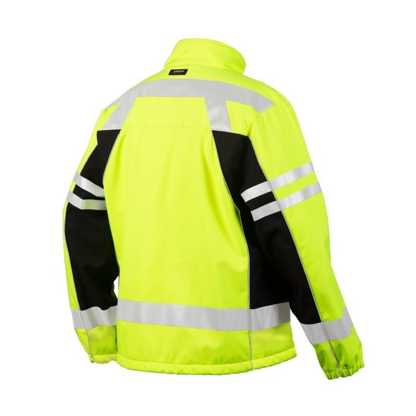 Jacket, Lime, Polyester, Unisex, 30