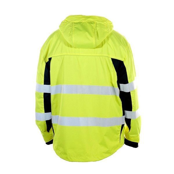 Jacket, Windbreaker, Lime, Zipper, 3XL