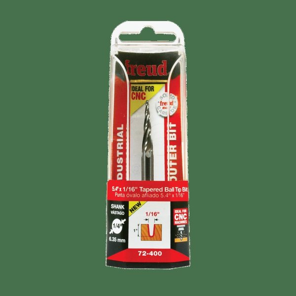 Tapered Ball Tip, 5.4degx1/16