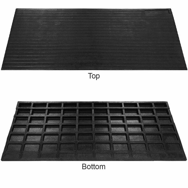 Rubber Threshold Ramp, 1300 lb Load Cap.