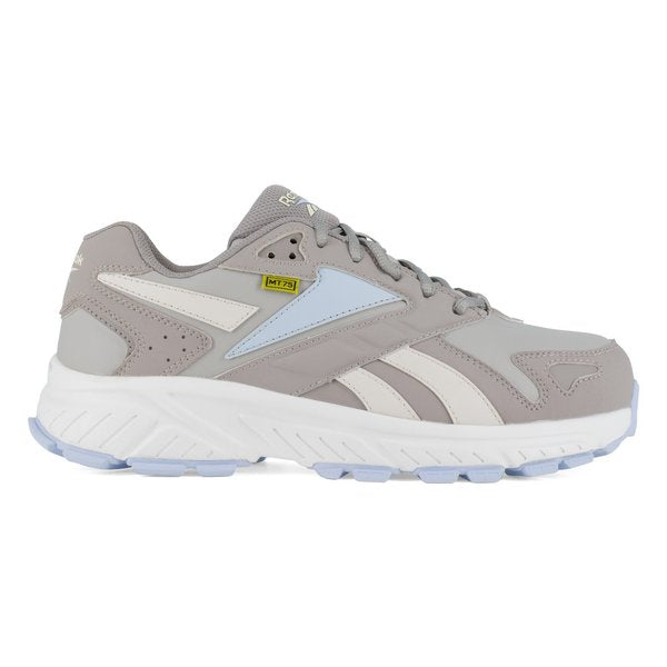 Size 9 Women's Athletic Shoe Composite Safety Footwear, Gray/Powder Blue