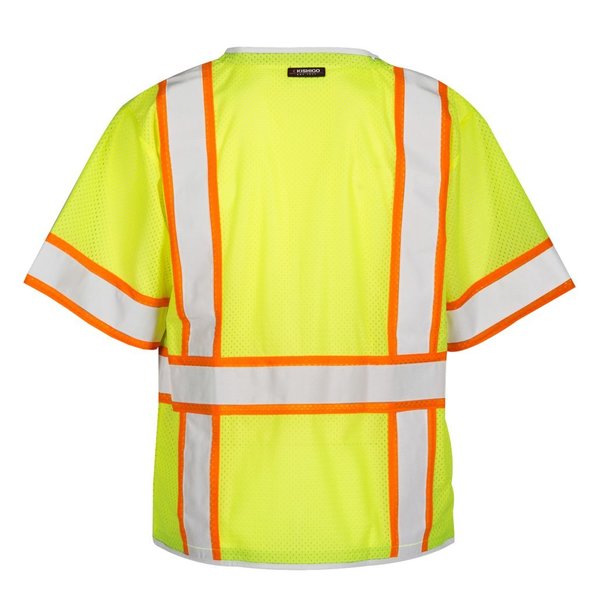 High Visibility Vest, Class 3, XL, Lime