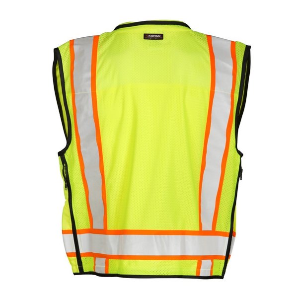 High Visibility Vest, Class 2, 2XL, Lime