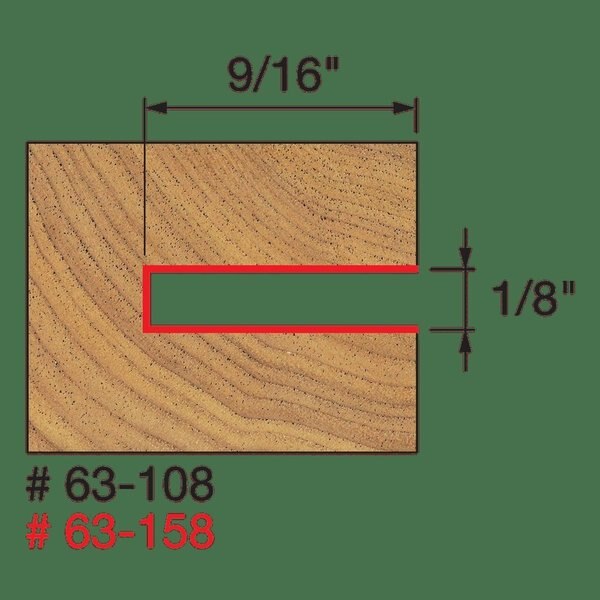 Depth Slotting Cutter Set, 9/16