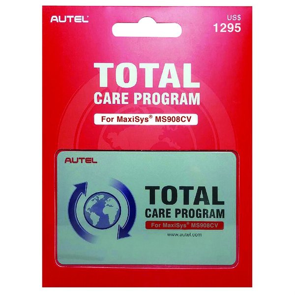Ms908Cv One Year Total Care Program Card