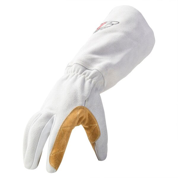 Stick Welding Gloves, Premium Leather Palm, S, PR
