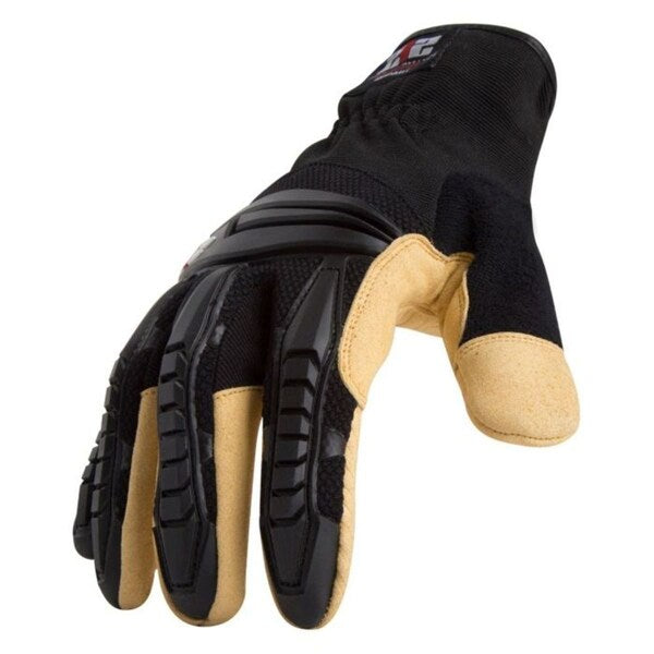 Cut Resistant Impact Gloves, 5 Cut Level, Uncoated, S, 1 PR