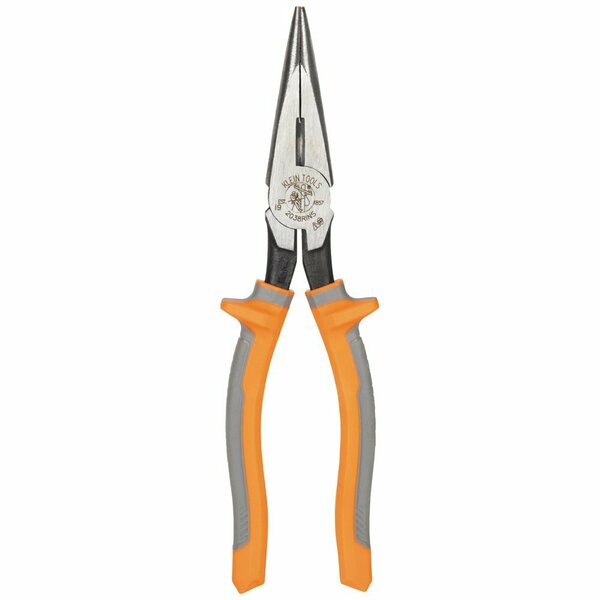 Pliers, Long Nose Side-Cutters, Insulated, 8-Inch