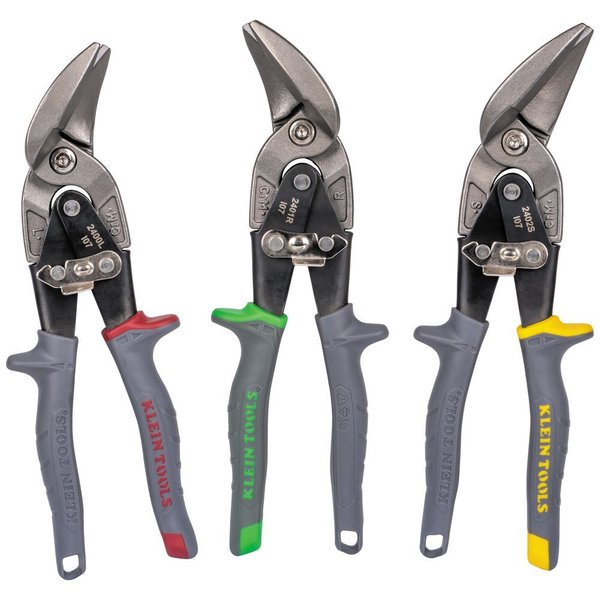 Offset Left-Cutting Aviation Snips