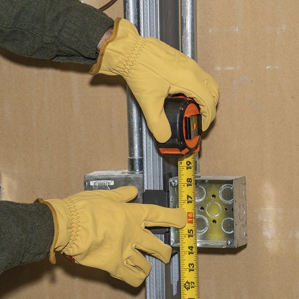 Cowhide Leather Gloves, Small