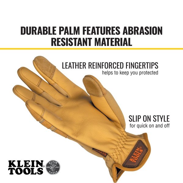 Leather All Purpose Gloves, Small