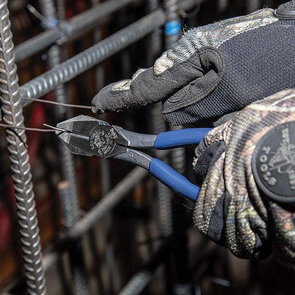 Ironworker's Rebar Pliers, Left Handed, Spring Loaded, 9-Inch