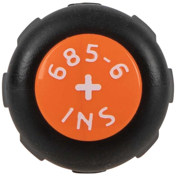 Insulated Screwdriver, #1 Phillips Tip, 6-Inch Round Shank