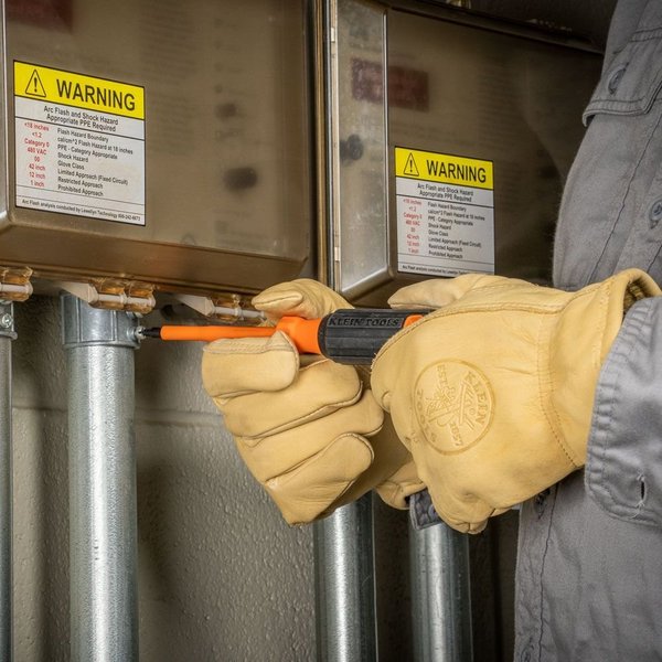 Insulated Screwdriver, #1 Square Tip, 6-Inch Shank