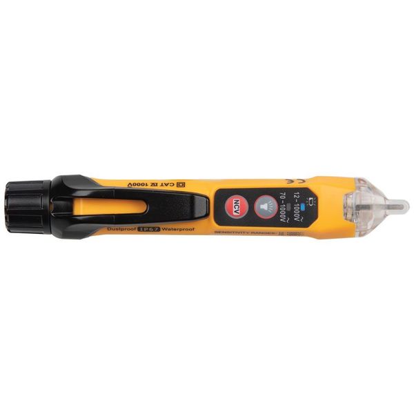 Dual Range Non-Contact Voltage Tester with Flashlight, 12 - 1000V AC