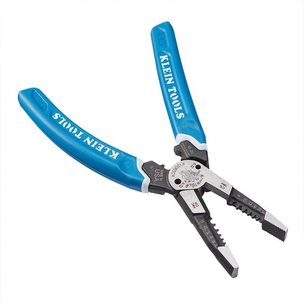 Klein-KurveÂ® Heavy-Duty Wire Stripper / Cutter / Crimper Multi Tool, 8-20 AWG