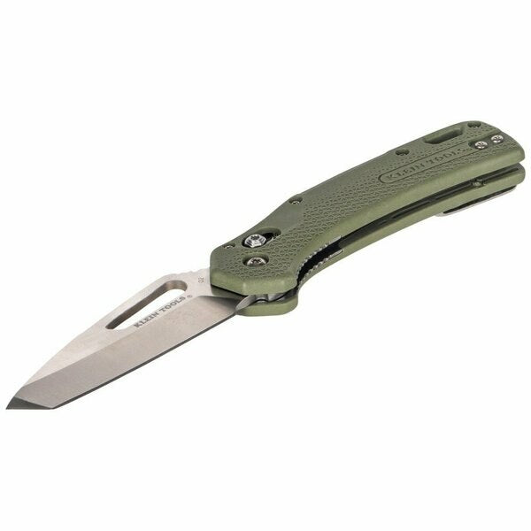 KTO Resurgence Knife, Tanto Blade, Moss Green Handle