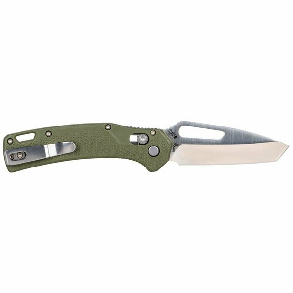 KTO Resurgence Knife, Tanto Blade, Moss Green Handle