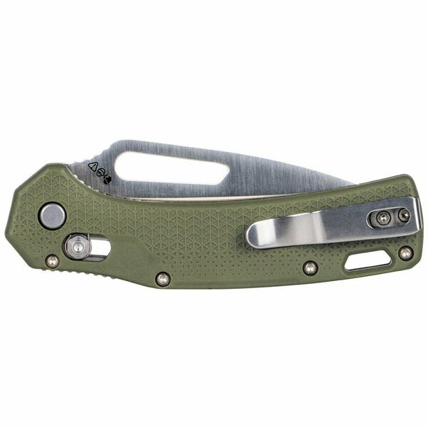KTO Resurgence Knife, Tanto Blade, Moss Green Handle