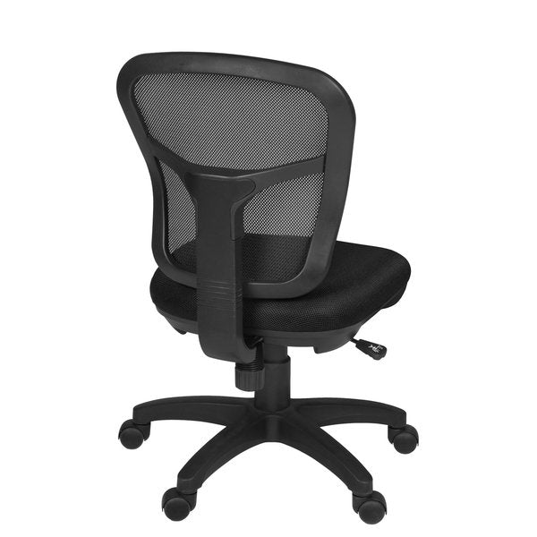 Black Seating > Swivel, 18 W 21 L 35.5 H, No Arms, Metal|Fabric Seat