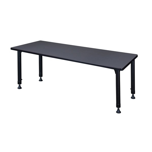 Tables > Height Adjustable > Rectangular Classroom Tables, 72 X 24 X 23-34, Wood|Metal Top