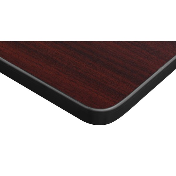 Square Tables > Breakroom Tables > Kee Square Table & Chair Sets, 48 W, 48 L, 29 H, Mahogany
