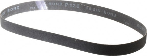 USA, Abrasive Belt1" Wide X 30" Oal, 120 Grit, Silicon Carbide