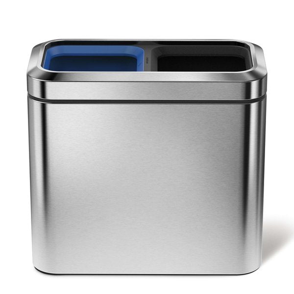 20 L Trash Can, Brushed, Stainless Steel