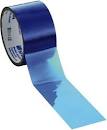 Tapes, 4" Wide X 72 Yd Long Blue Polyester Film
