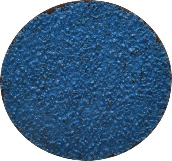 TRU-MAXX, 3" Disc Diam, 50 Grit, Zirconia Alumina Blue, Coarse Grade