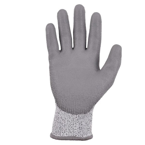 ANSI A3 PU Coated CR Gloves, Gray, Size XXL